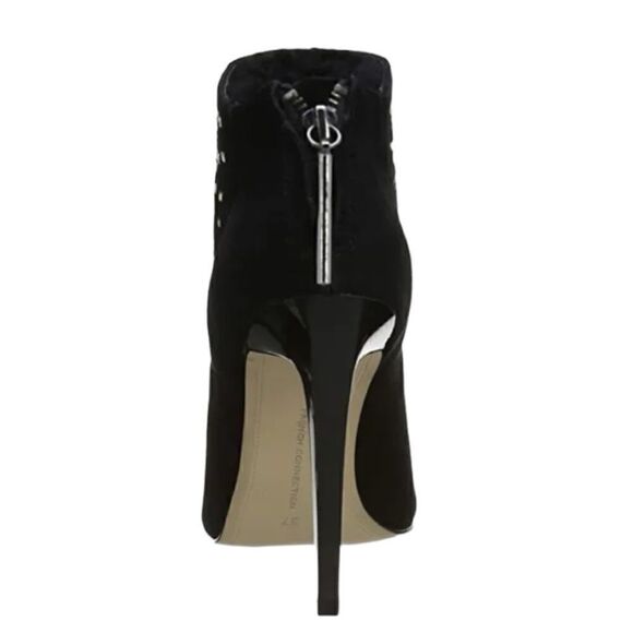 French Connection Women’s Black Suede Monroe Studded Booties in the Size 8/38.5M - Picture 6 of 14